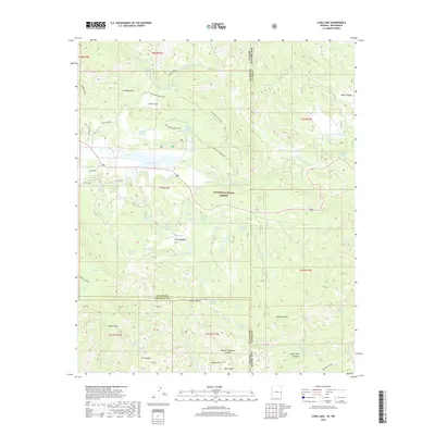 2018 Map of Luna Lake, 2018 Print