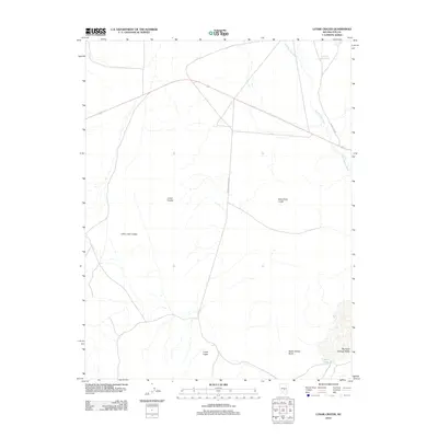 2012 Map of Lunar Crater, 2012 Print