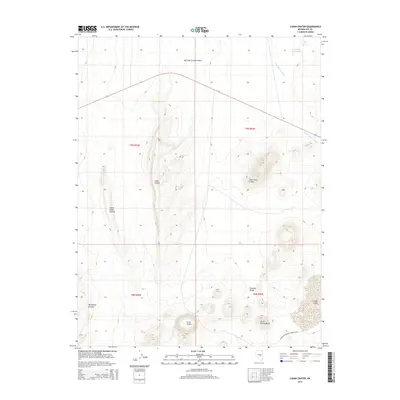 2014 Map of Lunar Crater, 2014 Print