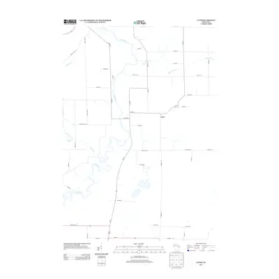 2013 Map of Lunds, 2013 Print