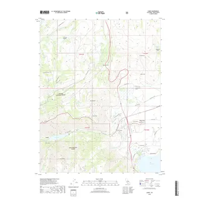 2018 Map of Lundy, 2018 Print