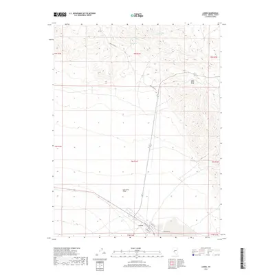 2018 Map of Luning, 2018 Print