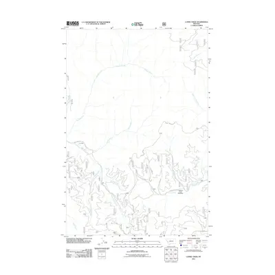 2011 Map of Lupine Creek, 2011 Print