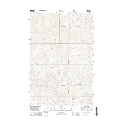 2014 Map of Lupine Creek, 2014 Print