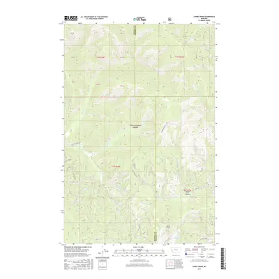 2017 Map of Lupine Creek, 2017 Print