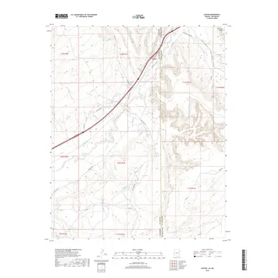 2018 Map of Lupton, 2018 Print