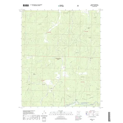 2020 Map of Lurton, 2020 Print