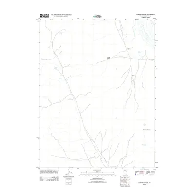 2012 Map of Lusetti Canyon, 2012 Print