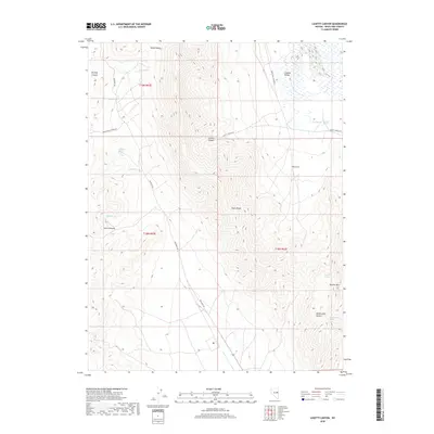 2018 Map of Lusetti Canyon, 2018 Print