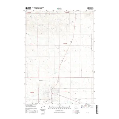 2015 Map of Lusk, 2015 Print