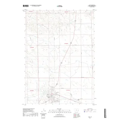 2017 Map of Lusk, 2017 Print