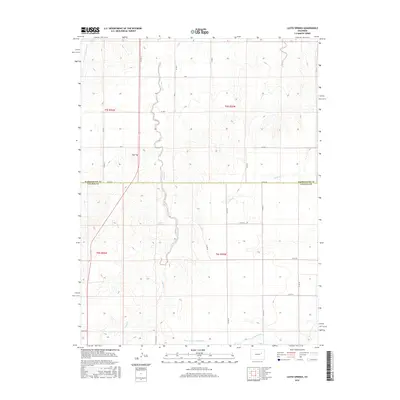 2016 Map of Lusto Springs, 2016 Print