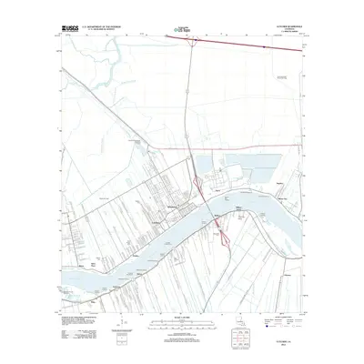 2012 Map of Lutcher, 2012 Print