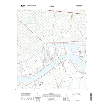 2020 Map of Lutcher, 2020 Print