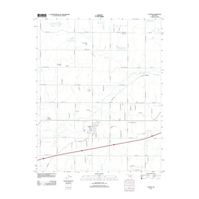 2012 Map of Luther, 2012 Print