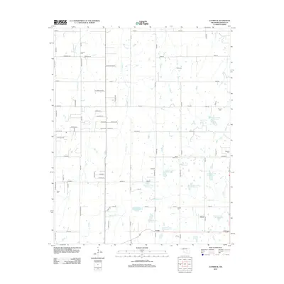 2012 Map of Luther SE, 2012 Print