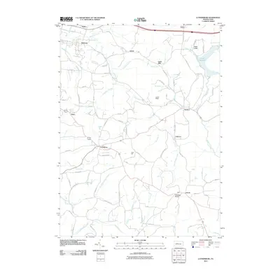 2010 Map of Luthersburg, 2010 Print