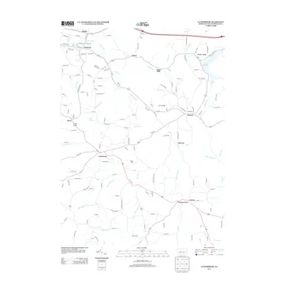 2013 Map of Luthersburg, 2013 Print