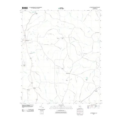 2011 Map of Luthersville, 2011 Print