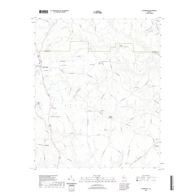 2020 Map of Luthersville, 2020 Print