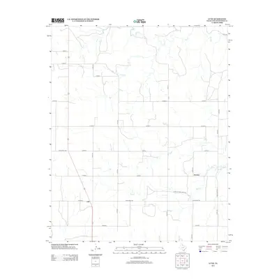 2012 Map of Lutie, 2012 Print