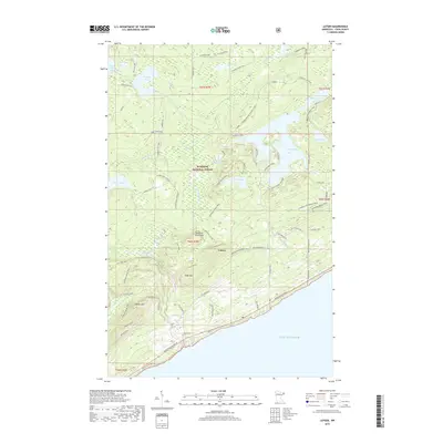 2019 Map of Lutsen, 2019 Print