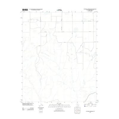 2012 Map of Luttrell Springs, 2012 Print