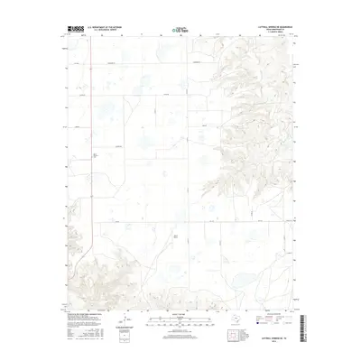 2016 Map of Luttrell Springs NE, 2016 Print