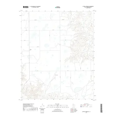 2019 Map of Luttrell Springs NE, 2019 Print