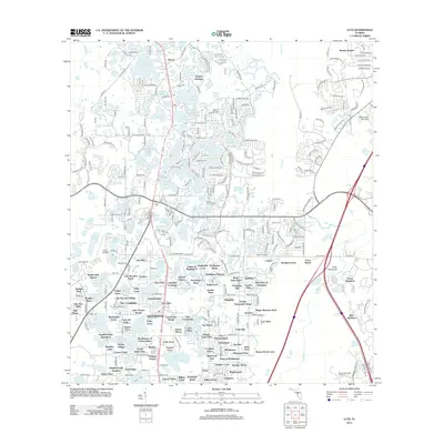2012 Map of Lutz, 2012 Print