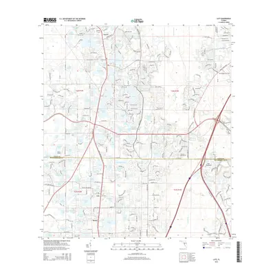 2015 Map of Lutz, 2015 Print