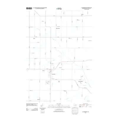 2013 Map of Luxemburg, 2013 Print