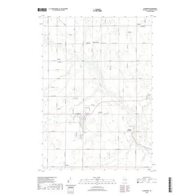 2018 Map of Luxemburg, 2018 Print
