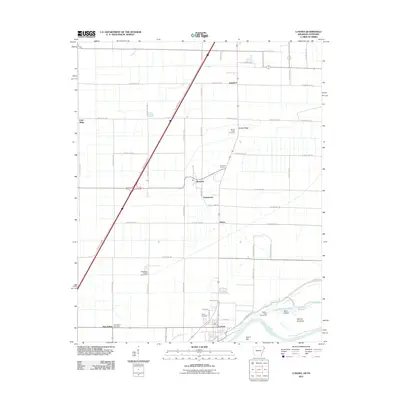 2011 Map of Luxora, 2011 Print