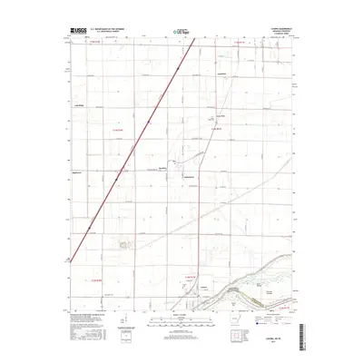 2017 Map of Luxora, 2017 Print