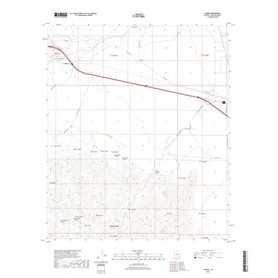 2018 Map of Luzena, 2018 Print
