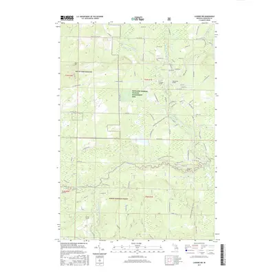 2017 Map of Luzerne NW, 2017 Print