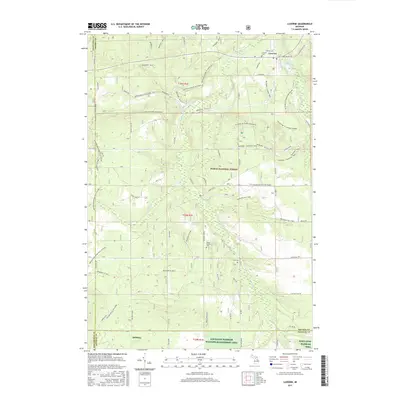 2017 Map of Luzerne, 2017 Print