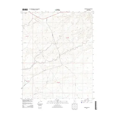 2013 Map of Lybrook NW, 2013 Print