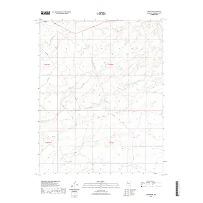 2020 Map of Lybrook NW, 2020 Print