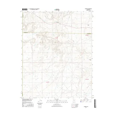 2017 Map of Lybrook, 2017 Print