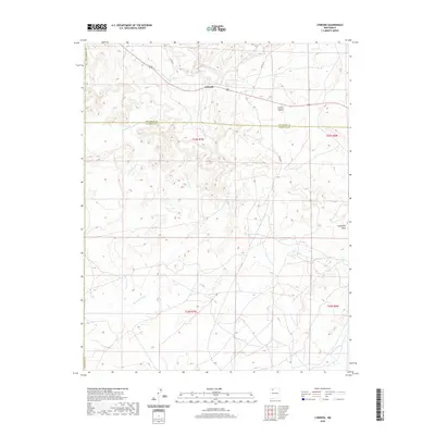 2020 Map of Lybrook, 2020 Print