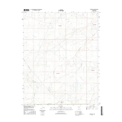2017 Map of Lybrook SE, 2017 Print