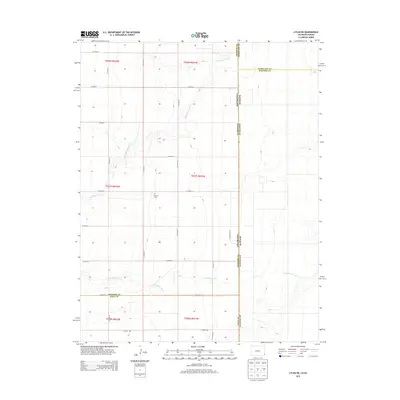 2013 Map of Lycan NE, 2013 Print