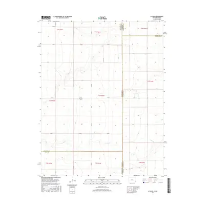 2016 Map of Lycan NE, 2016 Print