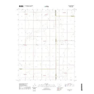 2019 Map of Lycan NE, 2019 Print