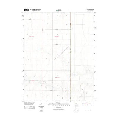 2013 Map of Lycan SE, 2013 Print
