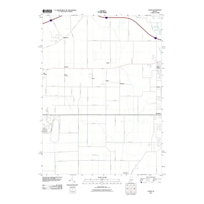 2010 Map of Lydick, 2010 Print