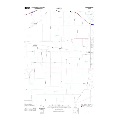 2013 Map of Lydick, 2013 Print
