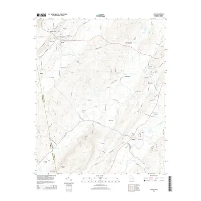 2014 Map of Lyerly, 2014 Print